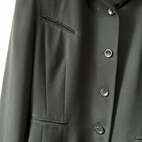 Tahari Vintage Black Padded Blazer - size 10 - Picture 7 of 11